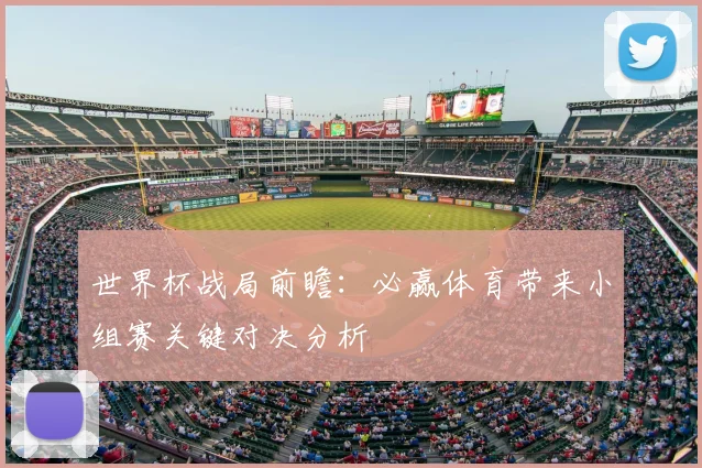 世界杯战局前瞻：必赢体育带来小组赛关键对决分析